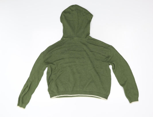 Womens UK Size M H&M Green Pullover Jumper