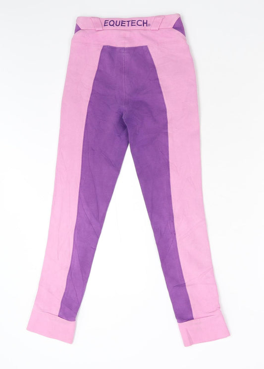 Equetech Girls Pink Trousers - Jodhpurs Size 24