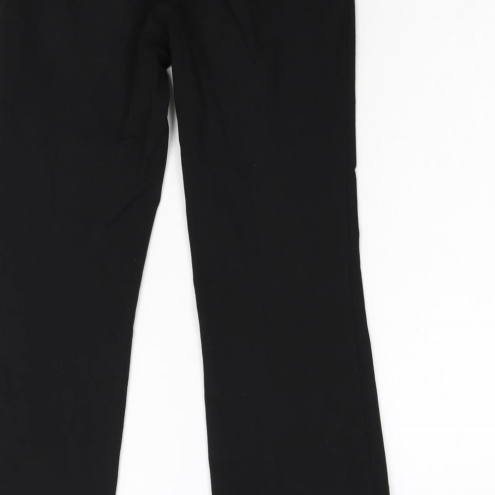Womens UK Size 10 The Collection Regular Fit Black Trousers