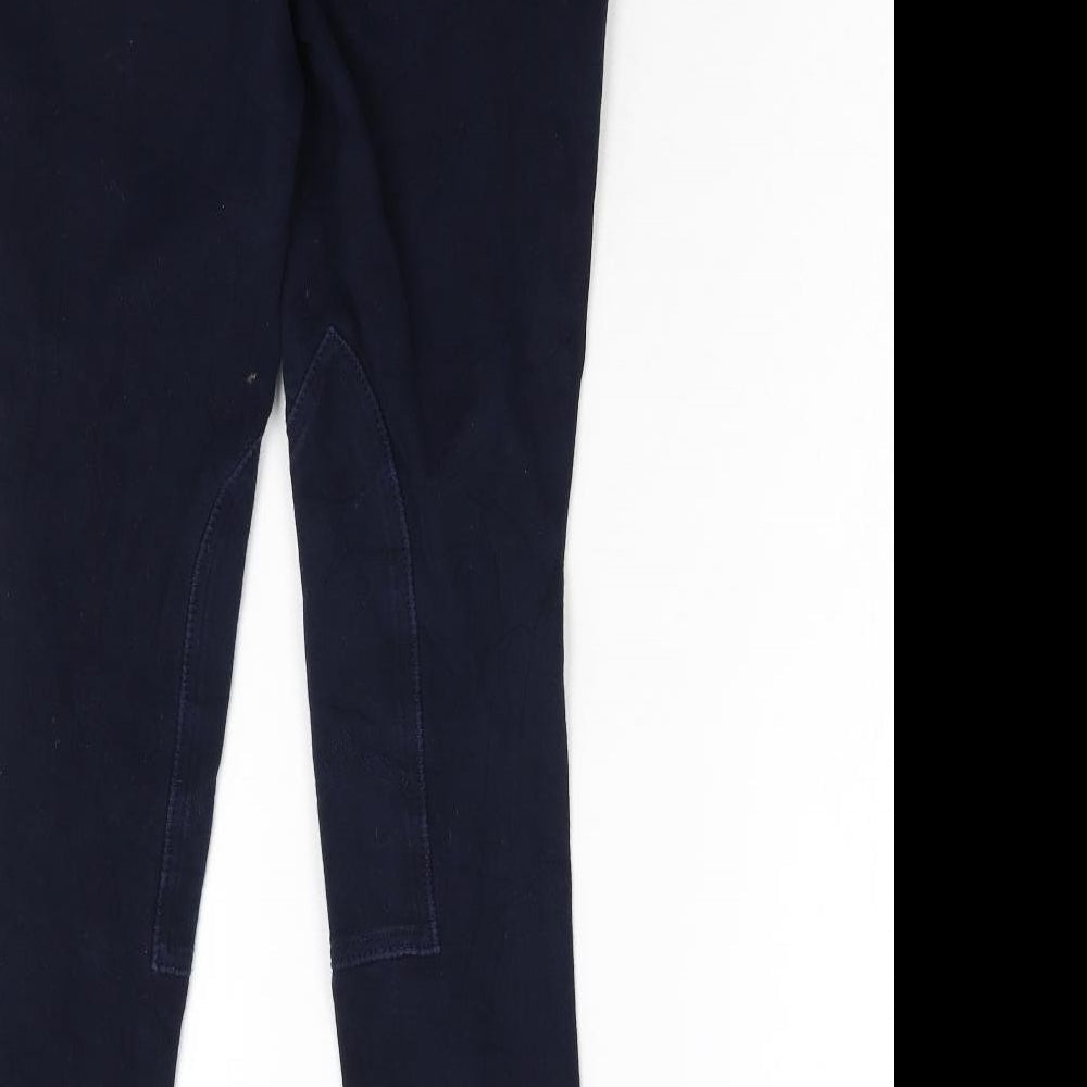 Just Togs Womens Blue Trousers Size 30 L30 in - Jodhpurs