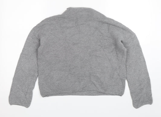 Womens UK Size XS H&M Grey Pullover Jumper