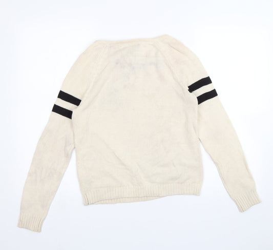 FOREVER 21 Womens Beige Pullover Jumper Size S