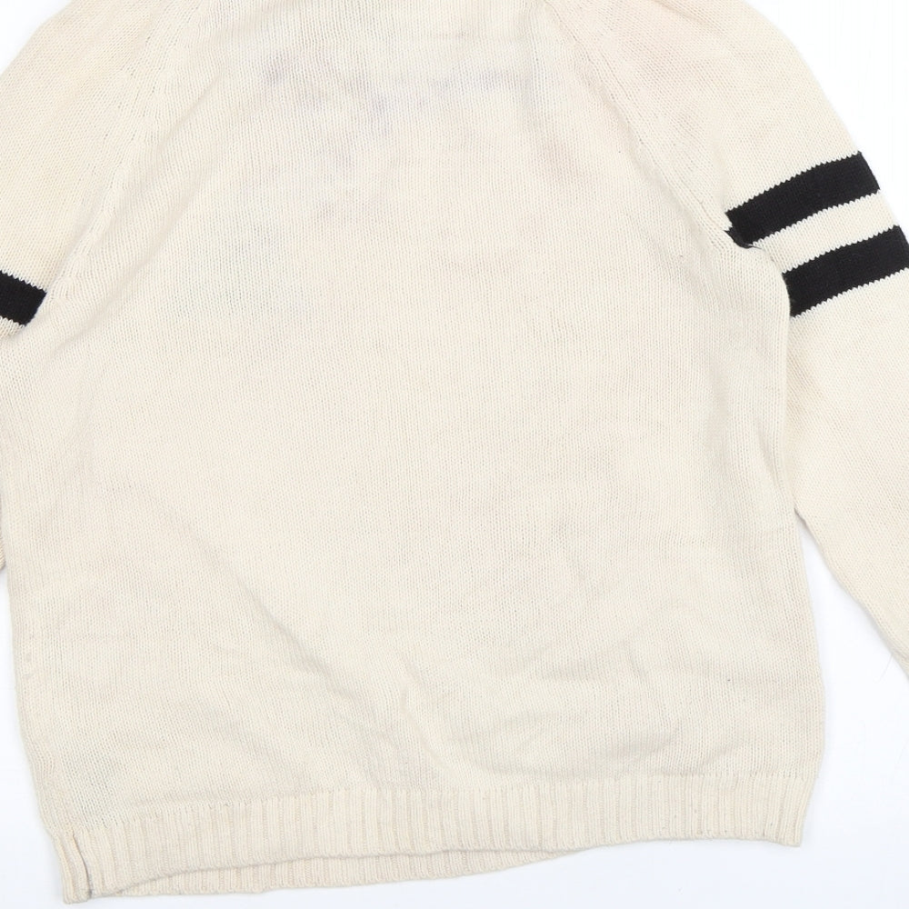 FOREVER 21 Womens Beige Pullover Jumper Size S