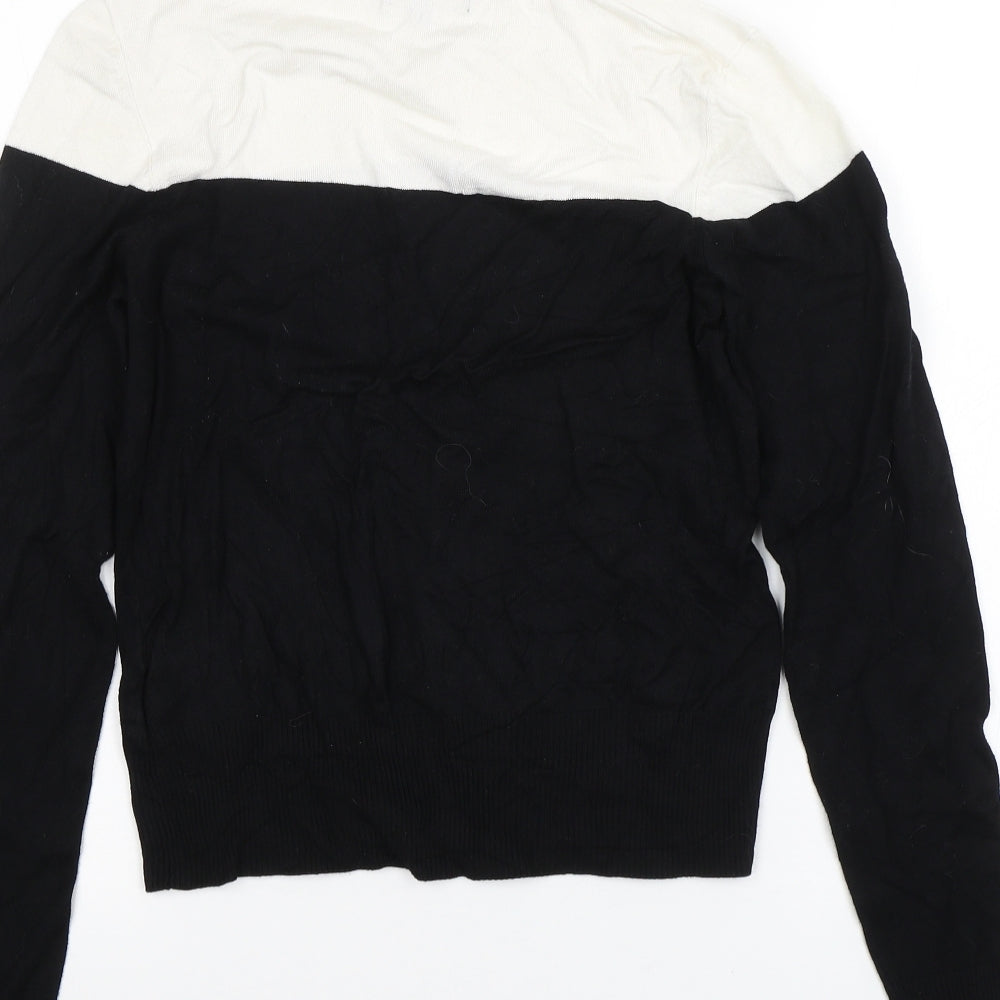 Womens UK Size 12 New Look Black Pullover Jumper