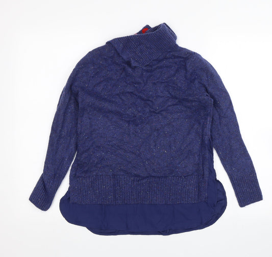 Monsoon Womens Blue Pullover Jumper Size S