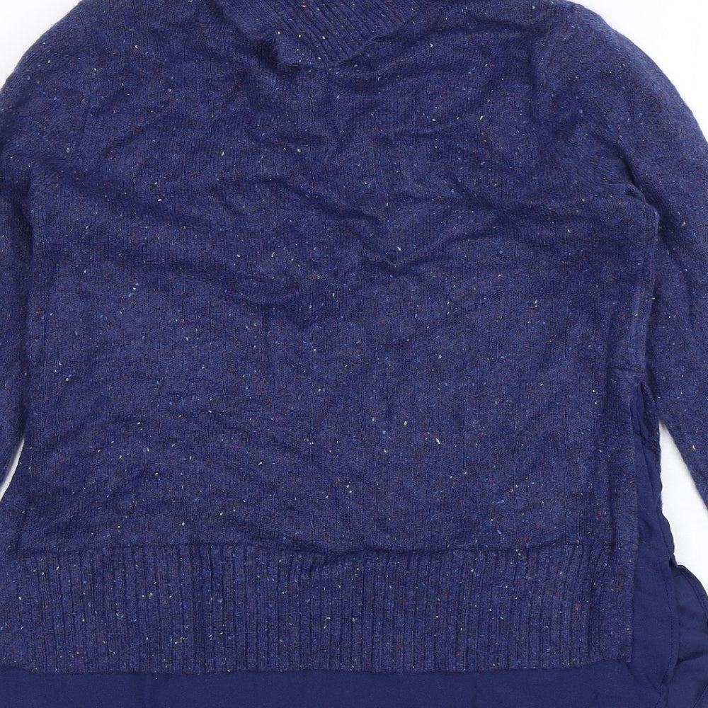 Monsoon Womens Blue Pullover Jumper Size S