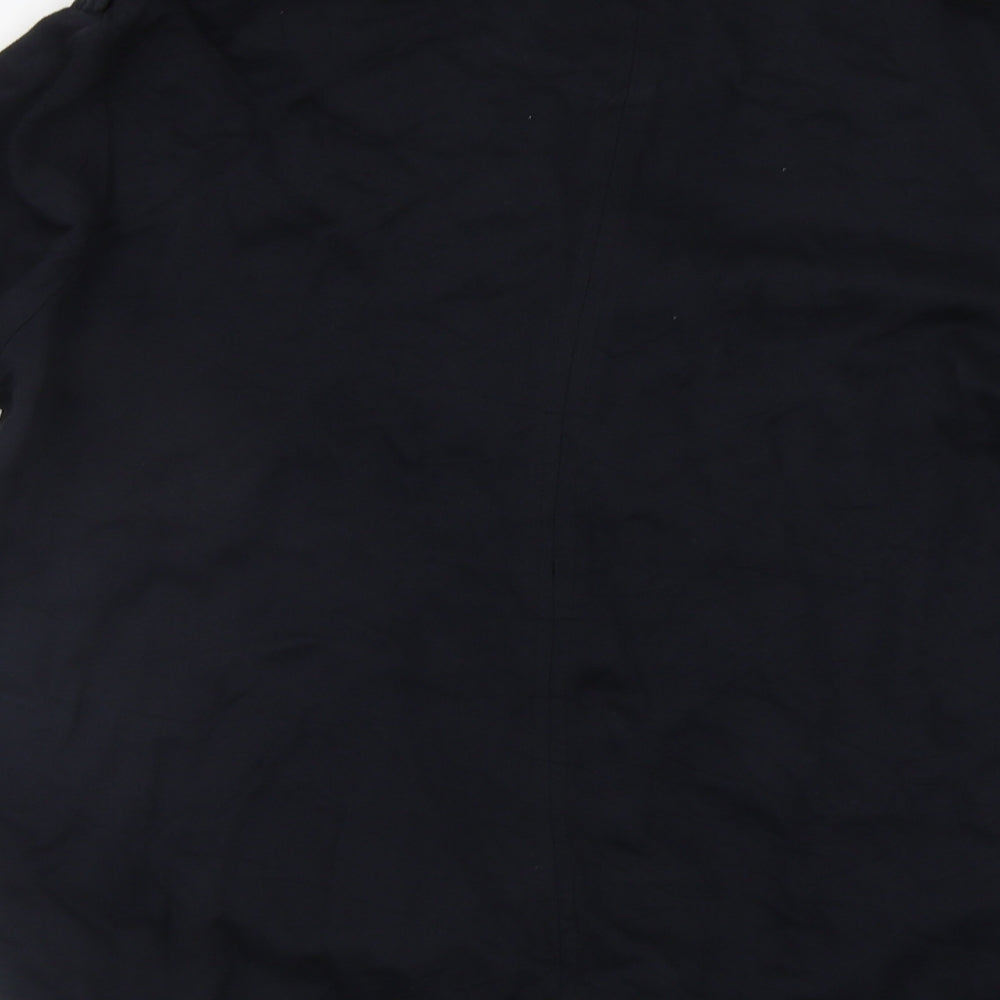 Brand and care label for Dorothy Perkins women’s black jacket, size UK 12