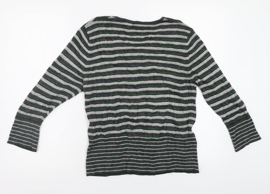 Womens UK Size M Precis petite Green Pullover Jumper
