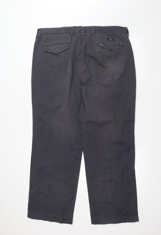 Marks and Spencer Mens Black Straight Jeans Size 16 L28 in