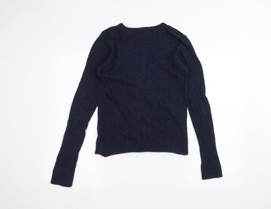 H&M Mens Blue Pullover Jumper Size S