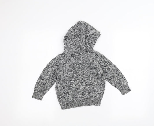 Gap Boys White Full Zip Hoodie Size 2 Years