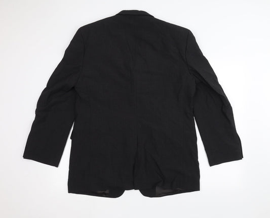 You Mens Black Jacket Suit Jacket Size 40
