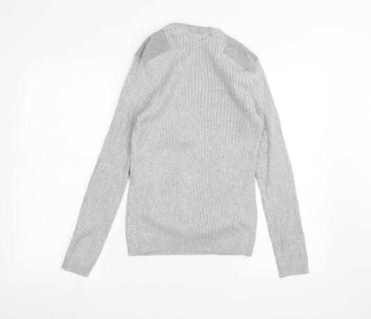 River Island Mens Grey Pullover Jumper Size S