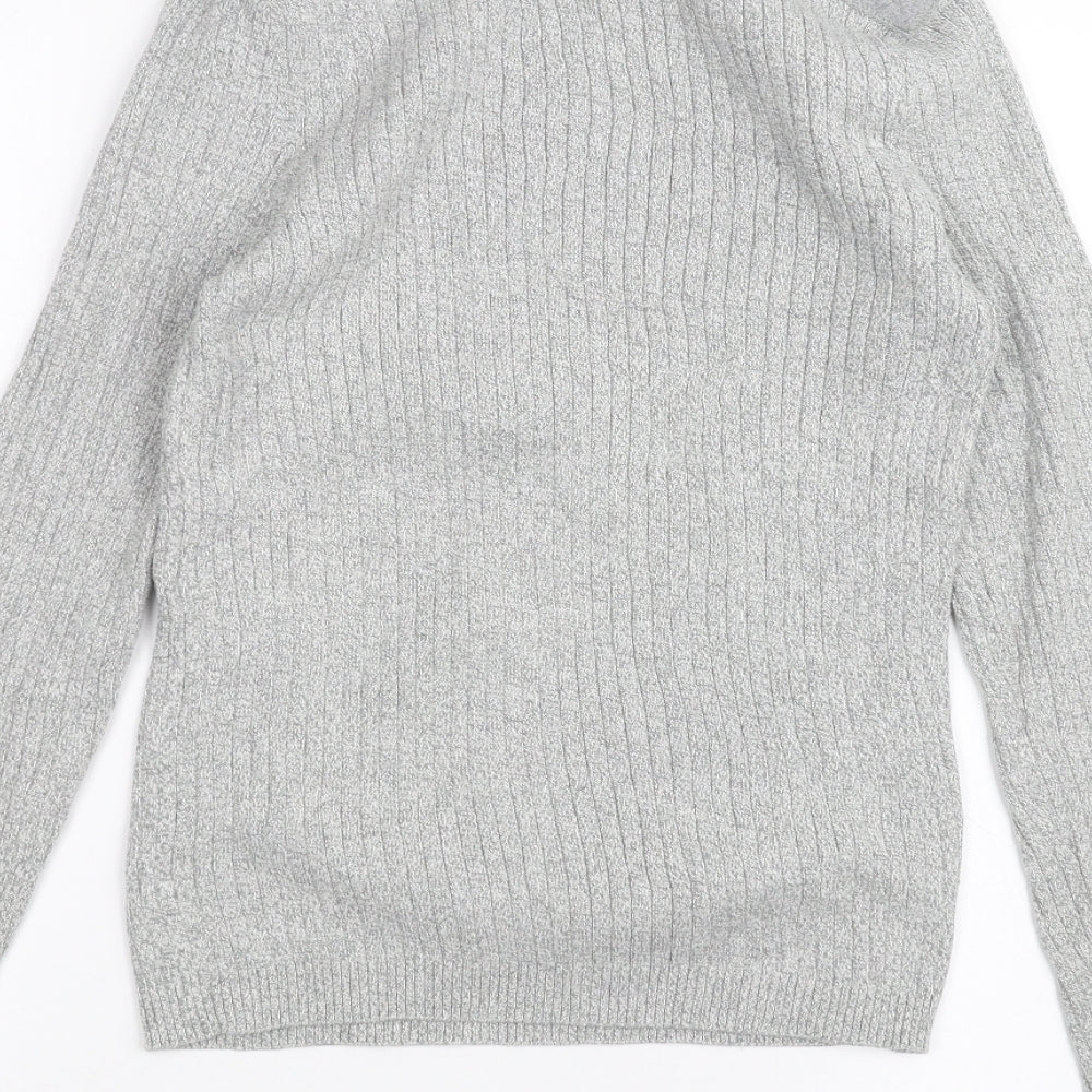 River Island Mens Grey Pullover Jumper Size S