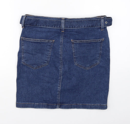 Womens UK Size 8 Denim CO Straight & Pencil Denim Skirt