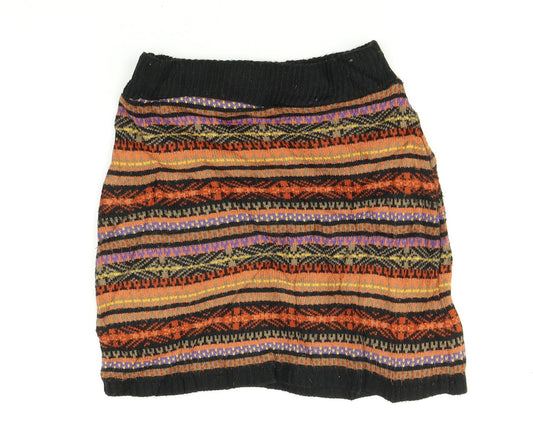 That's it! Womens Multicoloured Geometric Mini Skirt Size XS