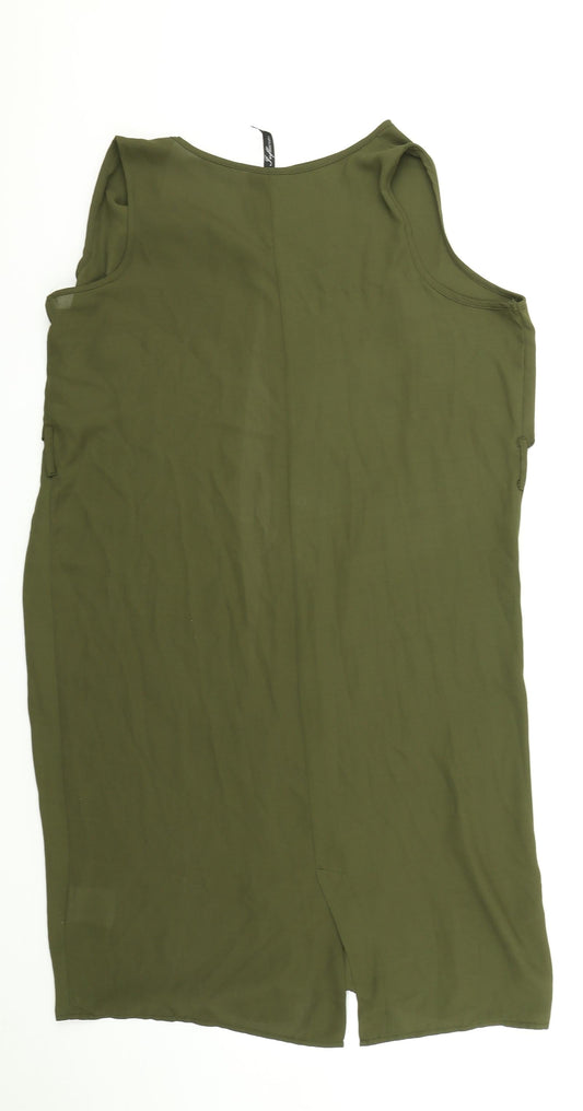 Womens UK Size 8 Influence Green Blouse