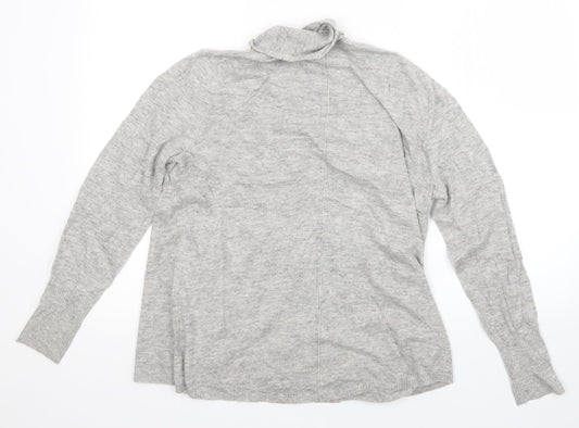 Womens UK Size 14 M&Co Grey Cardigan Jumper