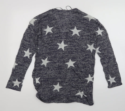 H&M Girls Blue Cardigan Jumper Size 14 Years