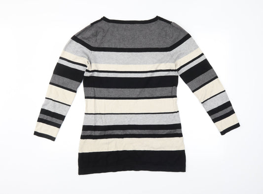 Womens UK Size M M&Co. Multicoloured Pullover Jumper