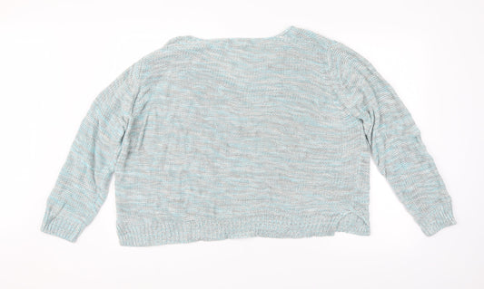 Papaya Womens Multicoloured Pullover Jumper Size XL
