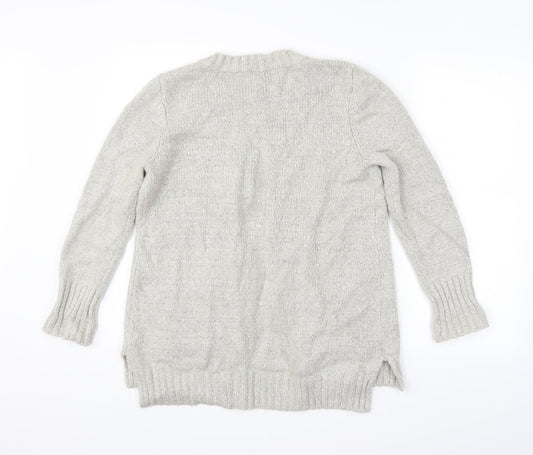 Womens UK Size 14 M&Co. Grey Pullover Jumper