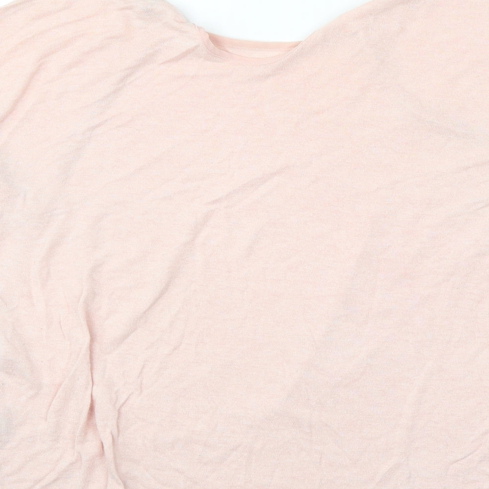 Womens UK Size L Springfield Pink Basic T-Shirt