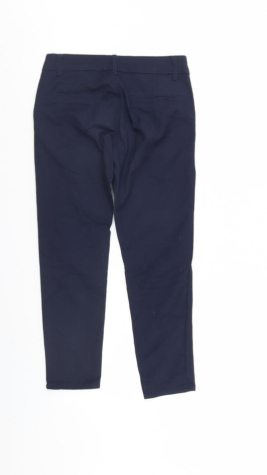 M Sara Womens Blue Trousers Size 28 in L24 in
