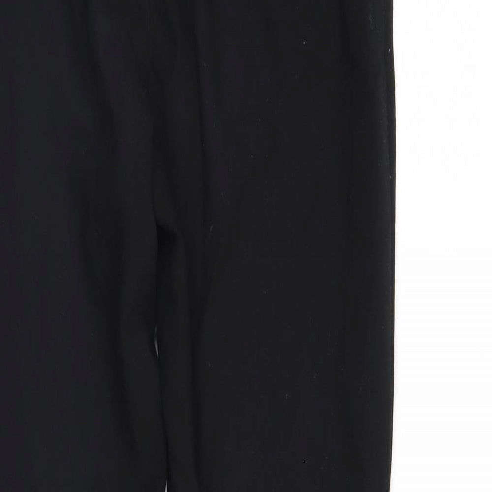 Womens UK Size 6 ASOS Regular Fit Black Trousers