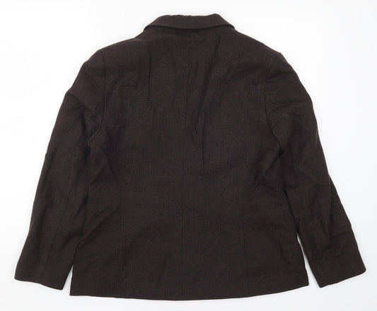 Marks and Spencer Womens Brown   Jacket Suit Jacket Size 16