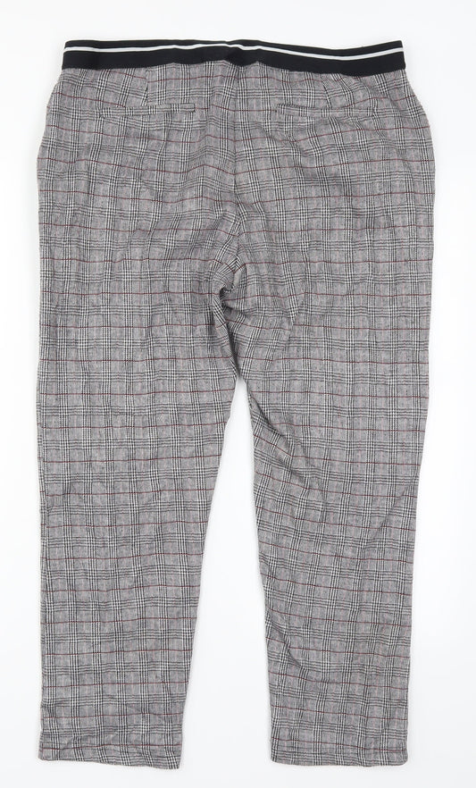 Womens UK Size 14 Damart Regular Fit Grey Trousers