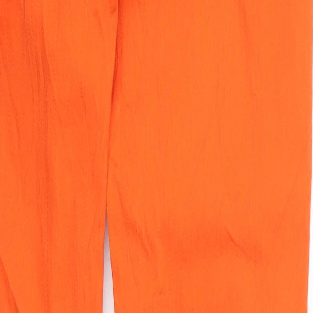 Revers Womens Orange Denim Skinny Jeans Size 6 L31 in
