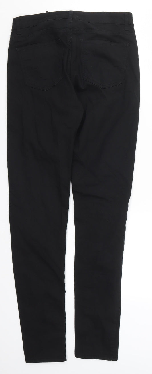 Womens UK Size 8 H&M Regular Fit Skinny Black Jeans
