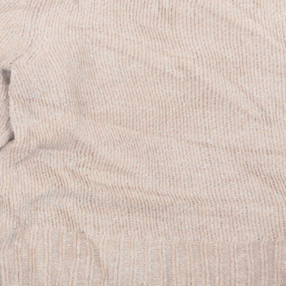 Womens UK Size XS Oasis Pink Pullover Jumper