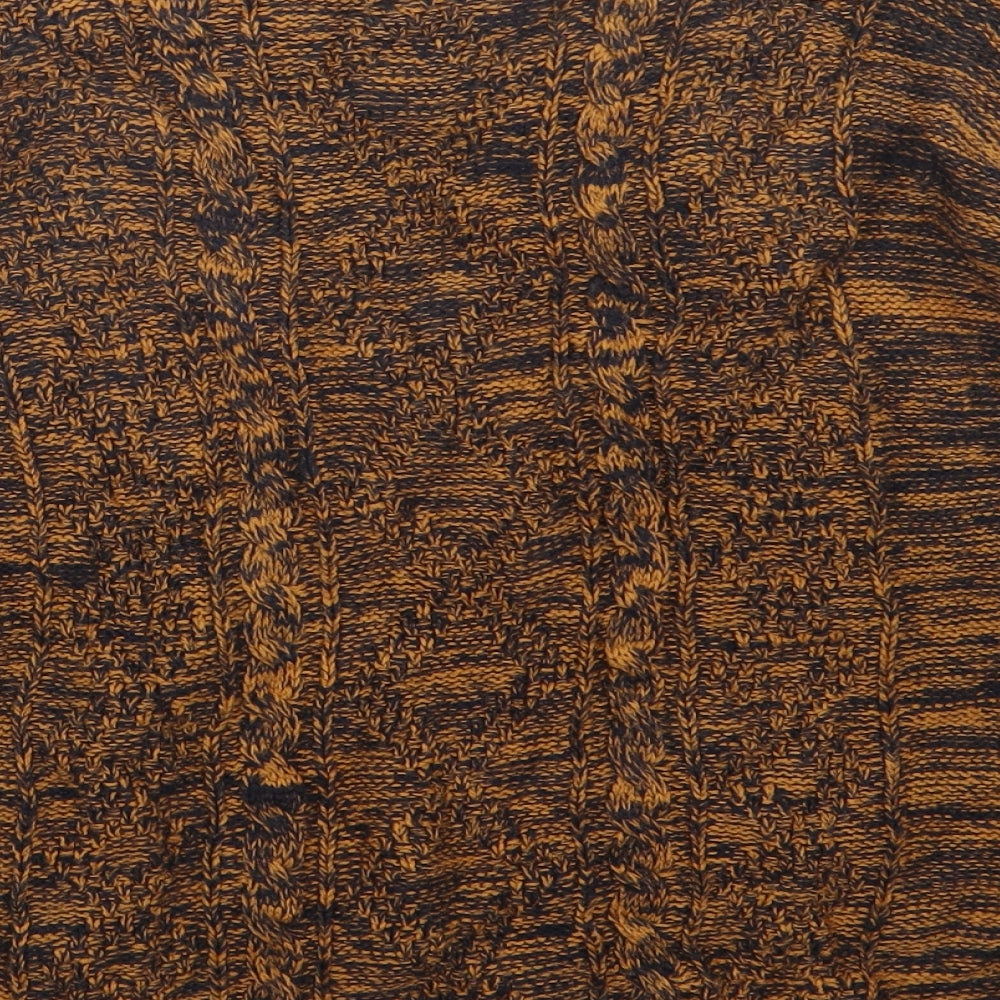 FOREVER 21 Womens Brown Knit Pullover Jumper Size S