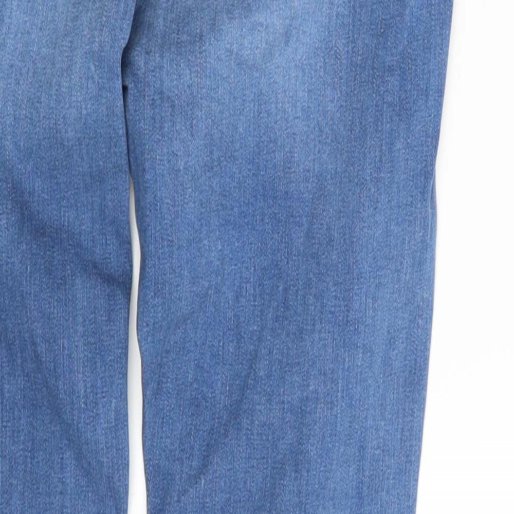 Denim & Co. Womens Blue Denim Skinny Jeans Size 10 L29 in