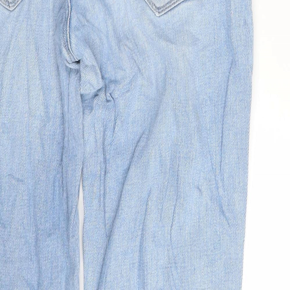 Mavi Jeans Co Womens Blue Denim Straight Jeans One Size L26 in