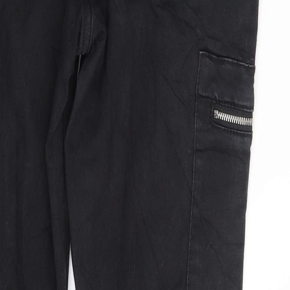 Womens UK Size 6 Sinsay Slim Fit Skinny Black Jeans