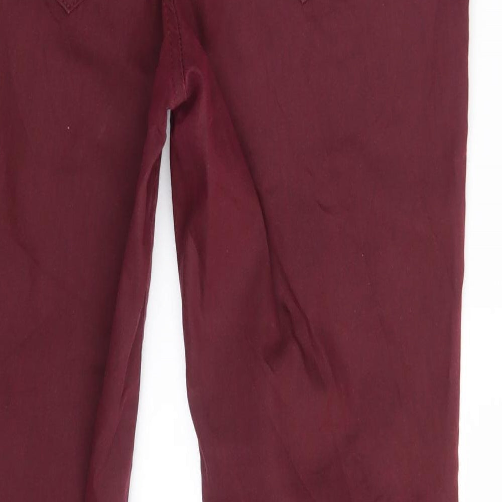 Womens UK Size 28 in Street One Slim Fit Skinny Purple Jeans