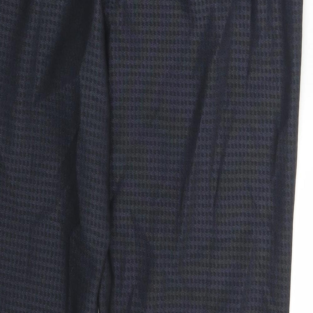 Womens UK Size 10 NEXT Regular Fit Dress Pants Black Trousers