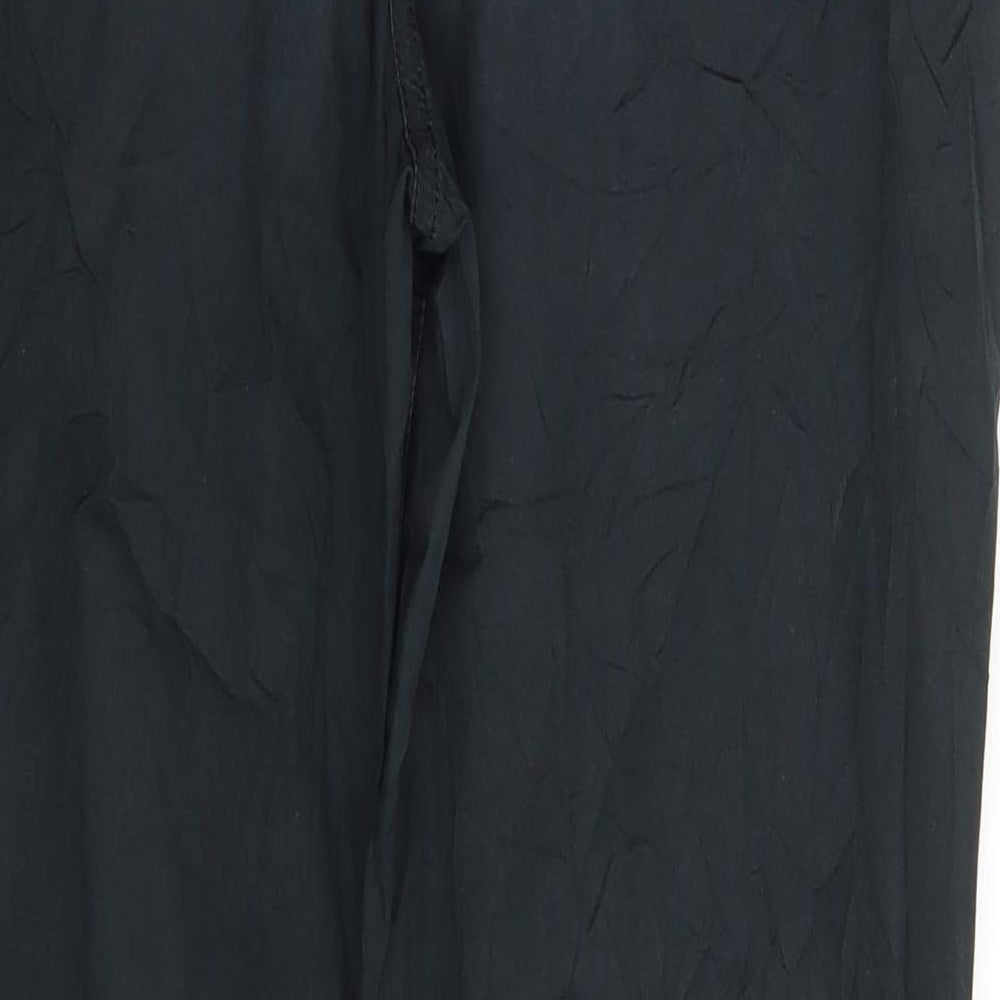 Womens UK Size 10 Punt Roma Regular Fit Black Trousers