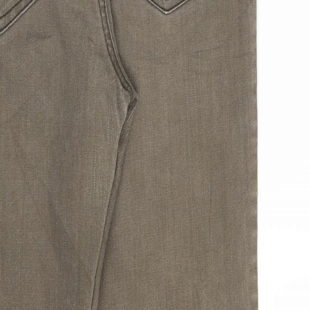 Swallow Jeans Womens Beige Denim Straight Jeans Size XL L28 in