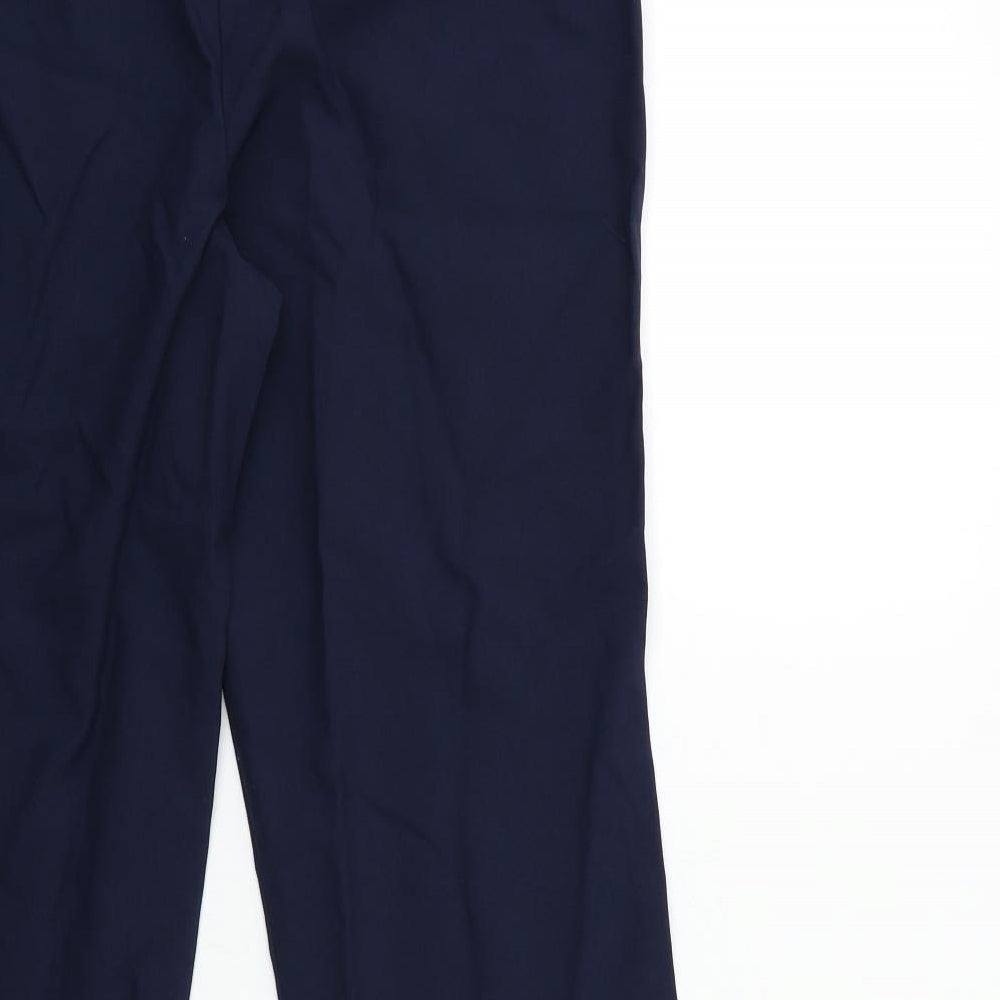 Womens UK Size 12 Papaya Regular Fit Blue Trousers