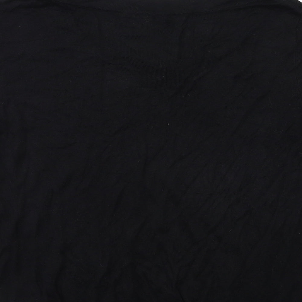 H&M Womens Black Knit Pullover Jumper Size M