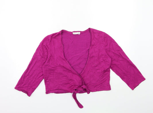Womens UK Size M Precis Pink Cardigan Jumper