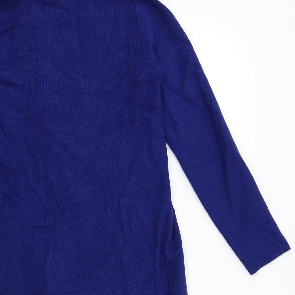Womens UK Size L RESERVED Blue Cardigan Jumper