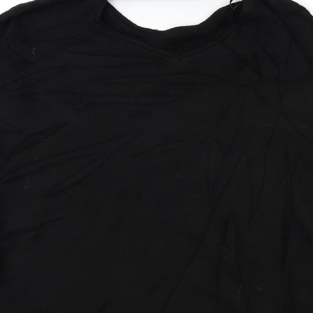 Marks and Spencer Womens Black Knit Pullover Jumper Size M