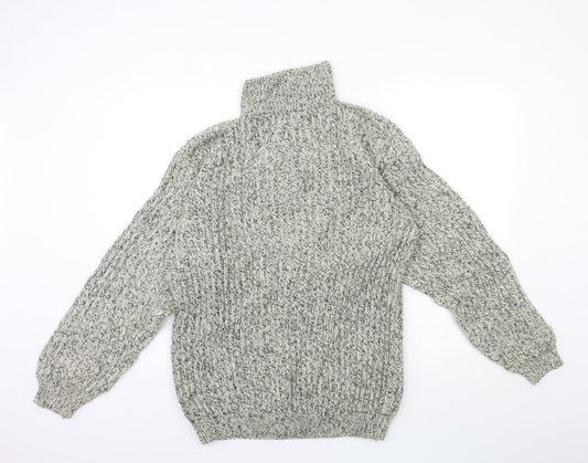 Preworn Mens Grey Knit Pullover Jumper Size L