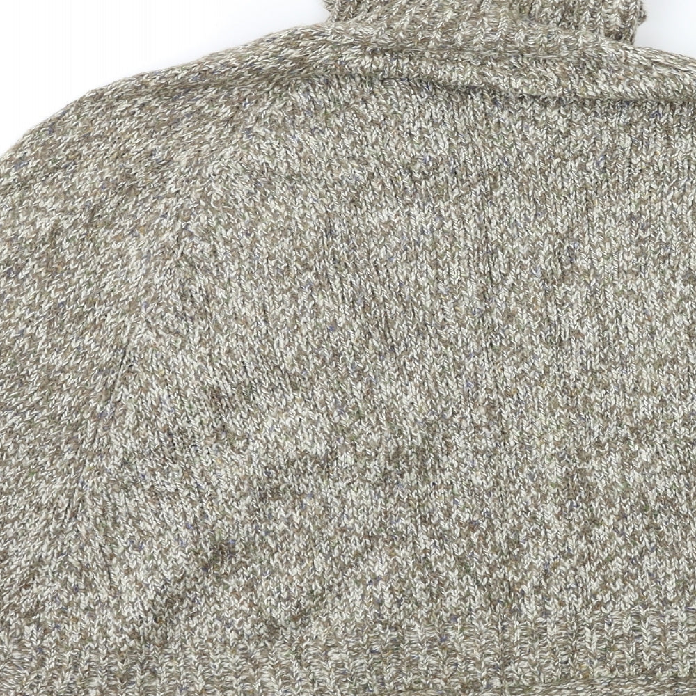 F&F Womens Brown Knit Cardigan Jumper Size M