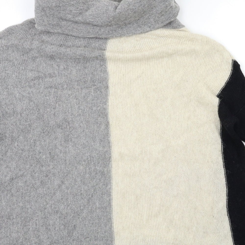 Womens UK Size M Paraphrase Grey Cardigan Jumper